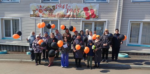 Торжественный митинг посвященный 79 - летию Победе в Великой Отечественной войне в п. Тура.